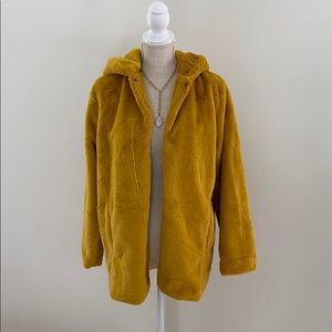 Golden-Rod Faux Fur Coat